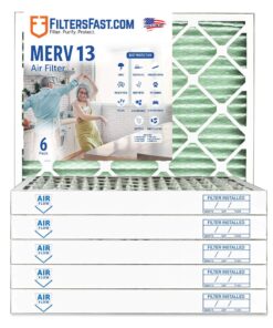 MERV 13 Filters Fastr 2″ Replacement for Santa Fe 4037722 – 6-Pack