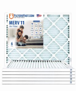 Filters Fastr 1″ Air Filters MERV 11 Replacement for Nordic Pure MERV 10 6-Pack