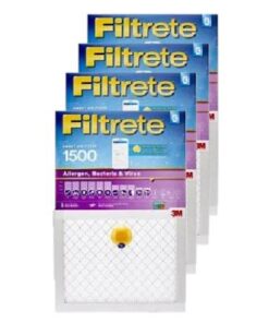 Filtrete Smart Air Filter S-2022-4 20″x30″x1″, 1500 MPR – 4-Pack