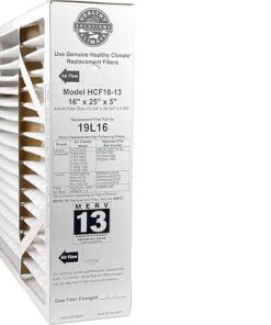 Lennox 19L16 Healthy Climate HCF16-13 25 x 16 x 5 Inch MERV 13