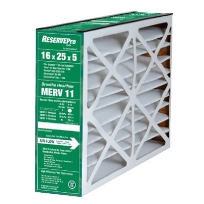 GeneralAire 6FM1625 Part 4541 MERV 11 16x25x5 Furnace Filter