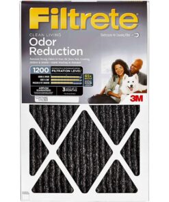 3M Filtrete 16x20x1 MPR 1200 Clean Living Odor Reduction Furnace & AC Air Filter