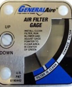 GeneralAire G99 Ventilator Filter Gage Part 4002