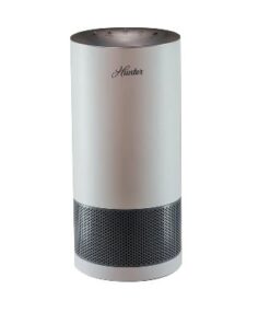 Hunter HP400WHG Cylindrical Tower Air Purifier – White – Gray
