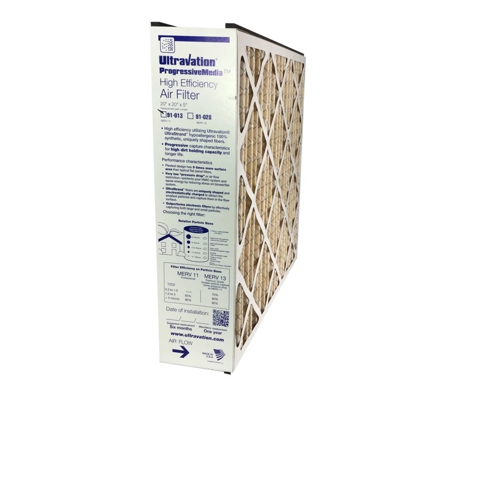 Ultravation 91-013 MERV 11 20x20x5 Furnace Filter