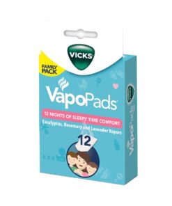 Vicksr VBR-5FP Sleepy Time Comfort VapoPadsr – 12-Pack