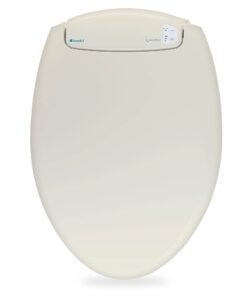 Brondell LumaWarm Heated Nightlight Biscuit Toilet Seat – Elongated