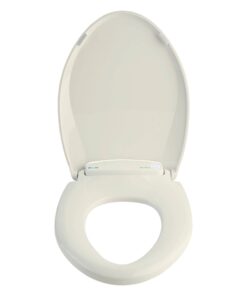 Brondell LumaWarm Heated Nightlight Biscuit Toilet Seat – Round