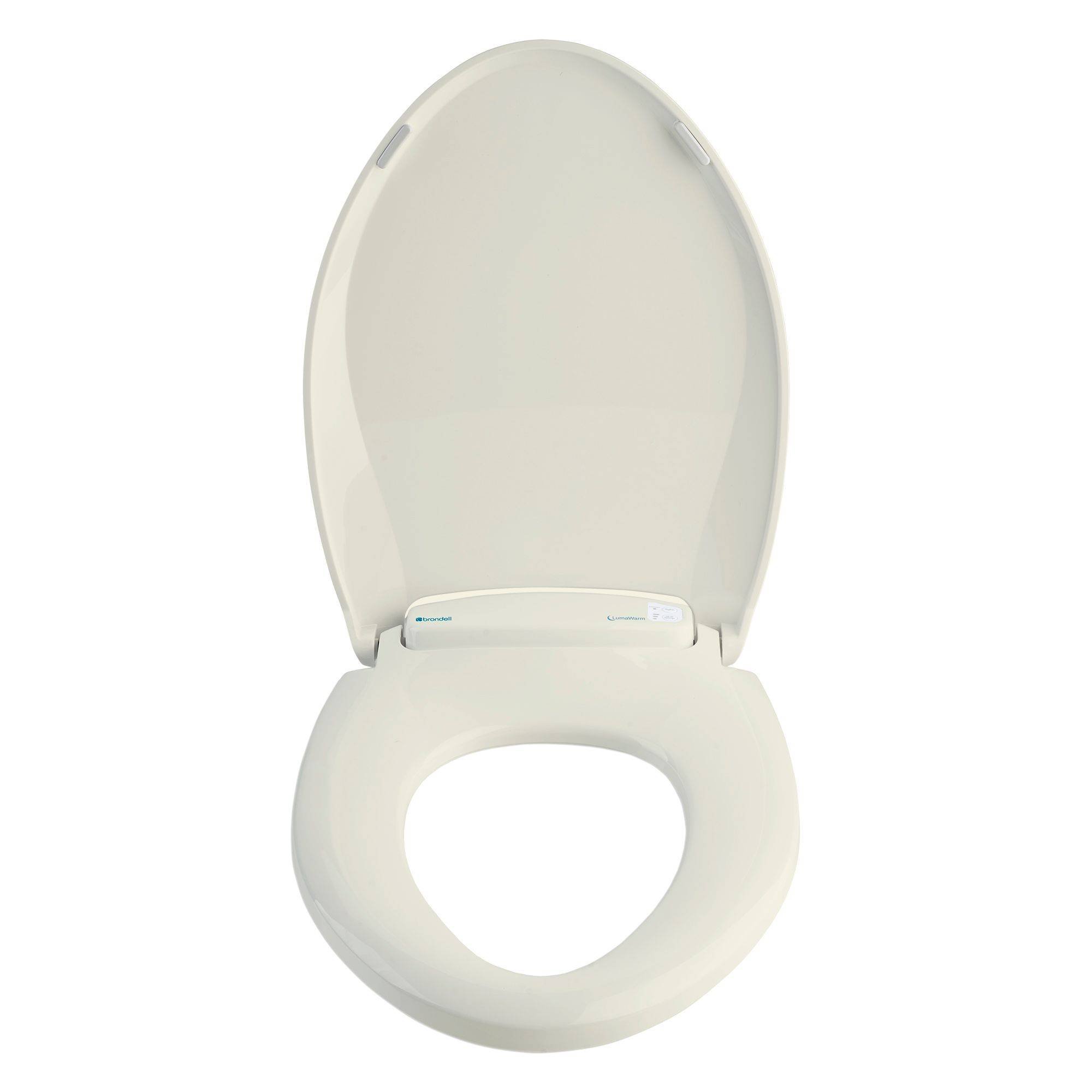 Brondell LumaWarm Heated Nightlight Biscuit Toilet Seat - Round