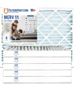 MERV 11 Filters Fastr 2″ Replacement for Honeywell 50070171-002 – 6-Pack