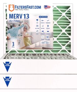 Filters Fastr Replacement for 3M Filtrete MPR 1550 Allergen, Bacteria & Virus Air Filter (Purple) – 3-Pack