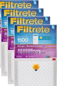 Filtrete Smart Air Filter S-2003-4 20″x25″x1″, 1500 MPR-4-Pack