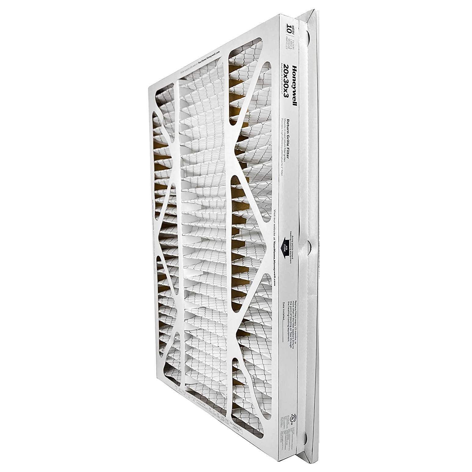 Genuine Honeywell FC40R1029 20x30x3 MERV 10 Return Grille Furnace & AC Air Filter